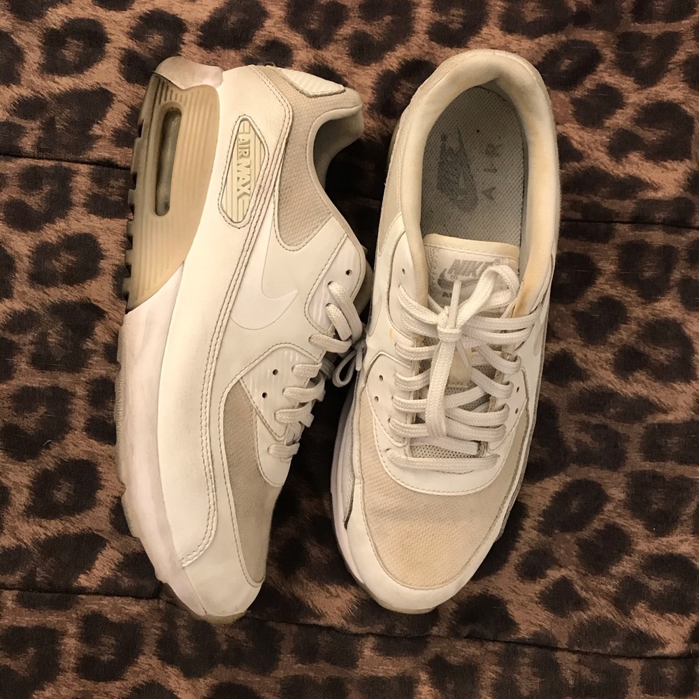White Cream Air Max 90